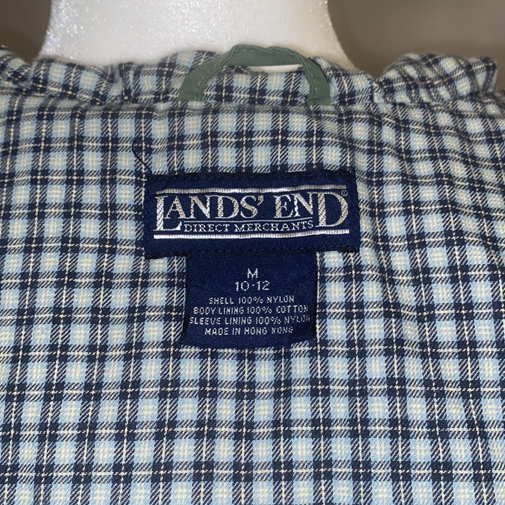 Lands’ End Zip-up Lined Nylon Hooded Jacket - Picture 8 of 8